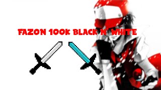 MINECRAFT PvP RESOURCEPACK  Fazon 100K Black n White Pack [upl. by Aivekal]