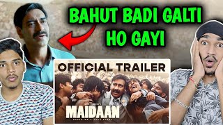 Maidaan Trailer REACTION  Ajay Devgn [upl. by Anahpets313]