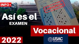 😱ASÍ es el VOCACIONAL USAC  TIPS  ADMISIONES USAC 2022 [upl. by Aihsiym656]