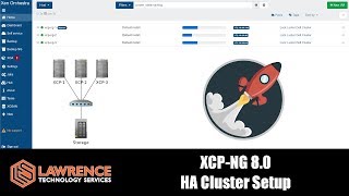 Xenserver  XCPNG 80 HA  High Availability Cluster Setup [upl. by Anined]