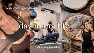 MÓJ TRENING POŚLADKÓW🍑 PRZEGLĄD NOWEJ KOLEKCJI GYM GLAMOUR🛍️  DAILY VLOG [upl. by Asirac]