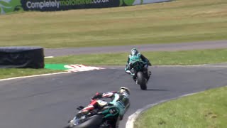 Rory Skinner At BSB Oulton Park  Rory Skinner Crash Video [upl. by Michaelina]