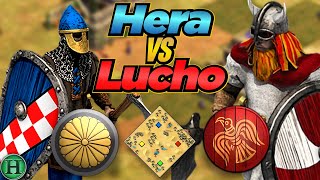 Sicilians vs Vikings  1v1 Arabia  vs Lucho  AoE2 [upl. by Rufford]