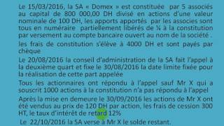 comptabilité des sociétés S4 partie 8 quot cas défaillant quot [upl. by Hooker]