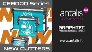 GRAPHTEC CE8000 SERIJOS PJAUSTYTUVAI [upl. by Eylk]