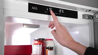 How To Set and Adjust Your Fridges Temperature  AEG [upl. by Parrisch835]