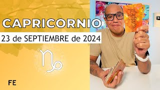 CAPRICORNIO  Horóscopo de hoy 23 de Septiembre 2024 [upl. by Nreval420]