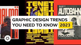 Graphic Design Trends You Need To Know 2023 [upl. by Heindrick540]