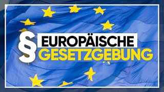 Abi Wie funktioniert die EU Gesetzgebung  EU Parlament Kommission EU Wahlen Europarat Abitur [upl. by Atsahs]