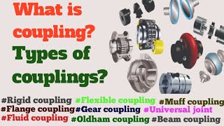 CouplingRigid couplingFlexible couplingWhat is couplingTypes of couplingUse of coupling [upl. by Eelrebmik]