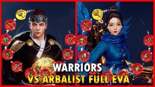 Mir4 Global Warrior Gameplay Vs Arbalist Full EVA Pvp Highlight [upl. by Nowd20]