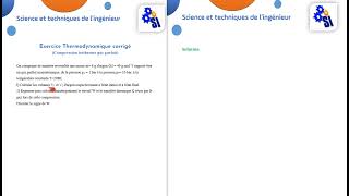 Exercice Compression isotherme gaz parfait [upl. by Penland]