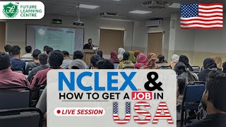 NCLEX amp How to Get a Job in the USA live session [upl. by Ymrej]