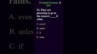 English Grammar Quiz part8 grammarquiz grammartest english [upl. by Enived571]