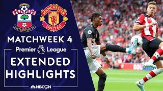 Southampton v Manchester United  PREMIER LEAGUE HIGHLIGHTS  83119  NBC Sports [upl. by Ha]