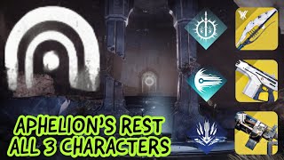 Legend Lost Sector Aphelions Rest on all Classes  Destiny2 Season of the Wish [upl. by Koa413]