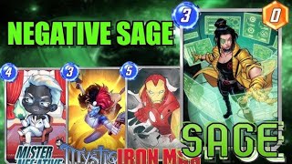 Marvel Snap Sage in Negative deck with Task Master [upl. by Maribel]