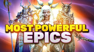 Top 20 ACCOUNT CHANGING EPICS in RAID Shadow Legends [upl. by Jakie511]