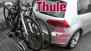 Thule EuroRide 940 Anhängerkupplung Fahrradträger Montage und Test beim Golf 7 [upl. by Healy121]