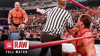 FULL MATCH — quotStone Coldquot Steve Austin vs Kurt Angle Raw Jan 28 2002 [upl. by Nnaacissej553]