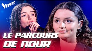 Le Parcours de Nour  The Voice 2022 [upl. by Yanrahc388]