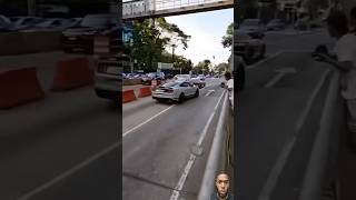 Mustang near misses a Supercar explore trending ytshorts automobile car audi reaction [upl. by Aiuqet822]