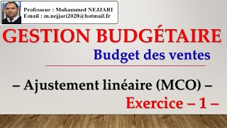 Budget des ventes  EXERCICE 1 Ajustement linéaire méthode MCO [upl. by Michaelina397]