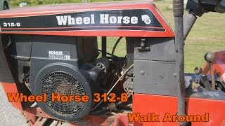 Wheel Horse 3128 Walk Around [upl. by Cutlip410]