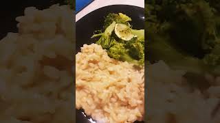 Risotto con verza e brodo di broccoli 🥦 pasta risotto buona appetito [upl. by Timrek136]