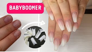 ONGLES EN GEL  Le BABYBOOMER avec CAPSULES [upl. by Batchelor]