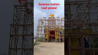 Sasaram station road pandal😱😱 shorts sasaramstation [upl. by Brod]