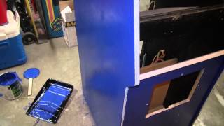 Journey Arcade Game Restore Part 16  Sanding Primer Paint and Wet Sanding Part 2 [upl. by Cod136]