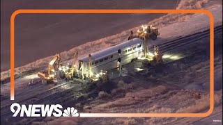 Amtrak California Zephyr train derails in Colorado [upl. by Tselec]