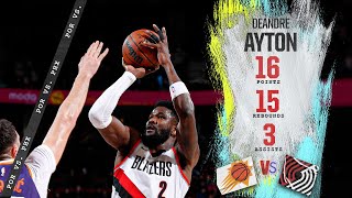 Deandre Ayton Highlights 16 PTS  Trail Blazers vs Suns  Dec 19 [upl. by Anilehcim351]