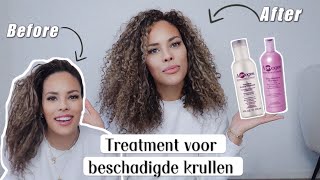 Wondermiddel voor beschadigde krullen ApHogee Two Step Treatment [upl. by Aletsirc862]