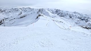 Piste 4 Nebelhorn Skiing in Oberstdorf Germany [upl. by Akamahs299]