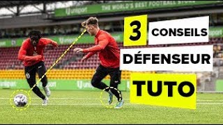 3 CONSEILS DE PRO pour mieux DÉFENDRE au foot [upl. by Eric]