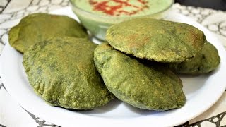 Simple Bathua Puri Recipe  Bathua Poori Recipe  How to make Bathua Puri  Bathua  Bathua ke fayde [upl. by Mears190]