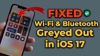 iPhone WiFi and Bluetooth Greyed Out in iOS 17  FIXED  Apple info [upl. by Anatole]