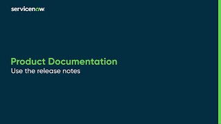 Product Documentation  Use the release notes [upl. by Martino185]