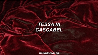 Tessa Ia  Cascabel Letra [upl. by Ulland654]