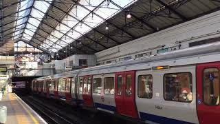 London Underground District line platform at Earl’s Court station [upl. by Ahsened]