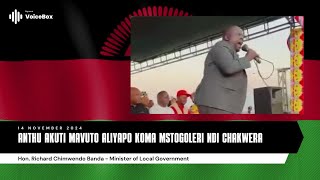 Mavuto Aliyapo Koma Chakwera Chitukuko Akupanga  Richard Chimwendo Banda [upl. by Silloh]