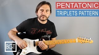 How to use triplets on Pentatonic Scale [upl. by Rebe873]