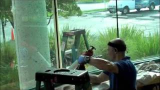 Caulking Seamed Glass Medium [upl. by Merriman875]