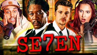 SE7EN 1995 MOVIE REACTION  HOW DARK CAN IT GET  First Time Watching  Review [upl. by Marva]