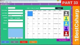 VBNET  Student Information System Project In VBNet And MySQL Database With Source Code Part 33 [upl. by Nevetse648]