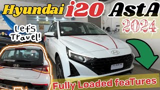 Hyundai i20 Asta 2024 Model  Top Model  Full details Review  features  Mileage  Hundaii20 [upl. by Ansev364]