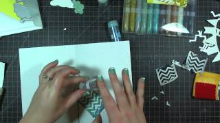 Scrapbook Tutorial Glamorous Glitter Embellishments [upl. by Emerson]