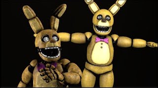 SFMFNAF All the good springbonnie models react to the quotofficialquot one [upl. by Anirb]